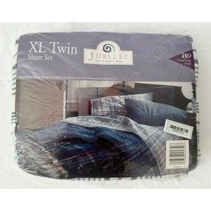 Vintage Jubilee Sheet Set TwinXL 180 Thread Count, Lifetime, Made In The USA